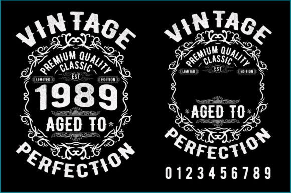 35th Birthday Vintage Graphics & T-Shirt Designs