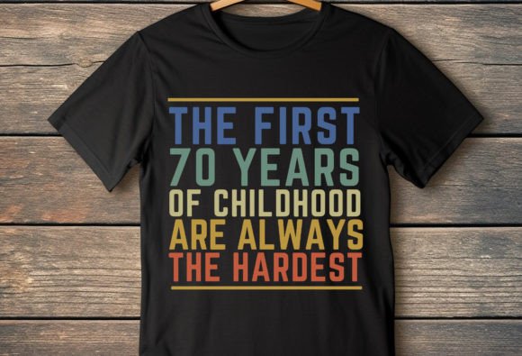 70th Birthday Png Graphics for T-Shirt Designs