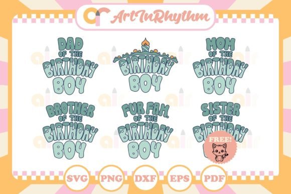 Birthday Boy SVG Graphics for T-Shirt Designs