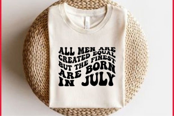 July Birthday Unique Retro T-shirt Graphics Review
