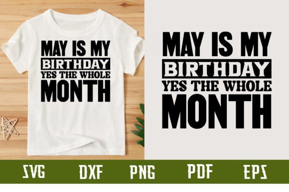 May is My Birthday Yes the Whole Month Design Review
