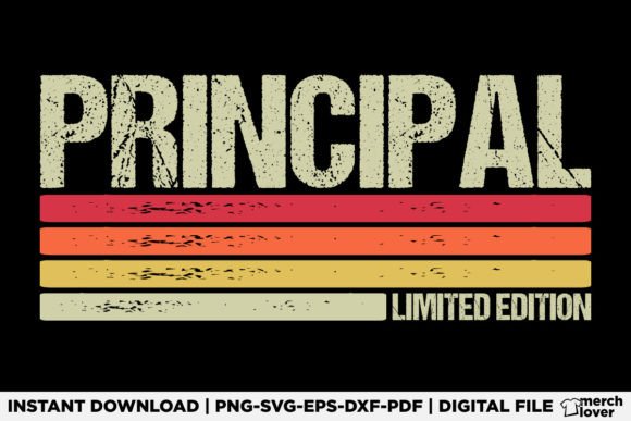 Principal Birthday Job Title T-Shirt Graphics & Designs