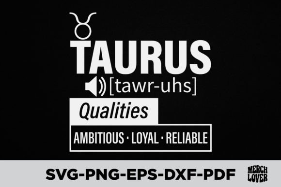 Taurus Zodiac Birthday T-Shirt Graphics & Designs