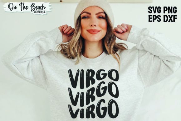 Virgo SVG PNG Birthday Horoscope Graphics & T-Shirt Designs
